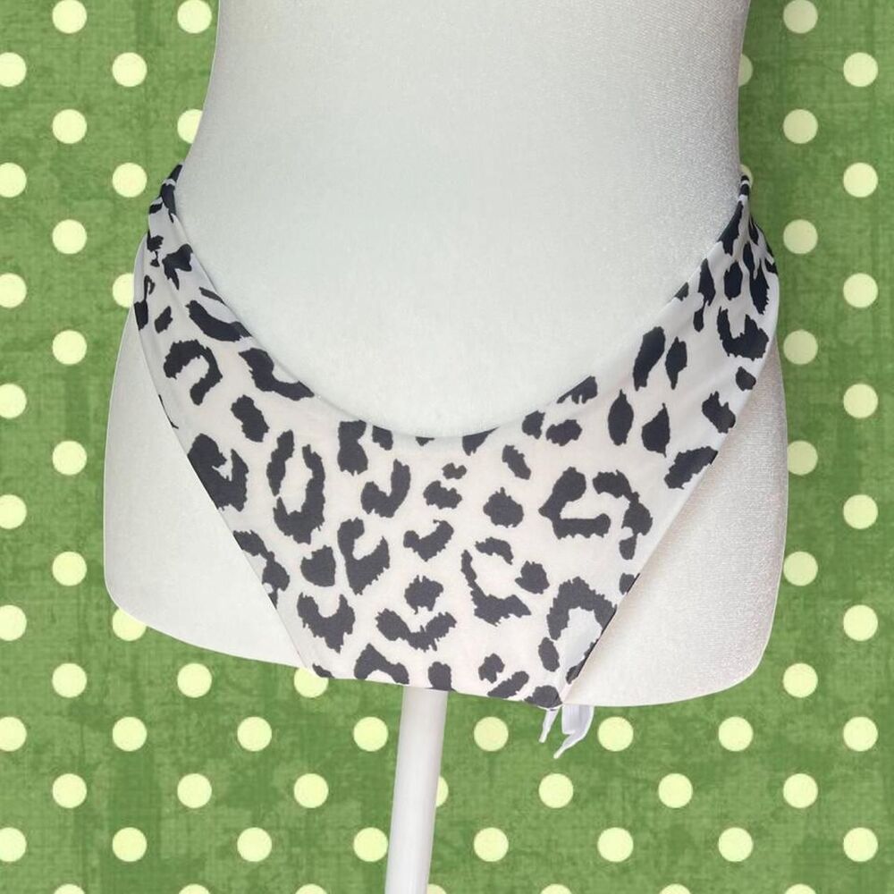 NWT Aerie Snow Leopard Print Cheeky Bikini Bottoms